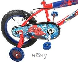 halfords spiderman bike 16