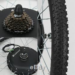 1000W Electric Bicycle Conversion Kit Rear Wheel E Bike Hub Motor LCD Meter 26