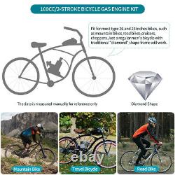 100cc Bicycle Engine Kit 2-Stroke Motorized Bike Motor Petrol Gas Engine Kit