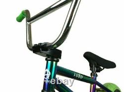 1080 Mini BMX Neo Chrome Jet Fuel Green Adult Bicycle 10 Wheels Stunt Freestyle