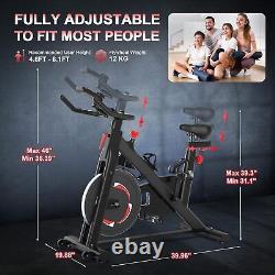 12KG Flywheel Exercise Bike Indoor Training Cycling Bicycle Trainer Gym Workout