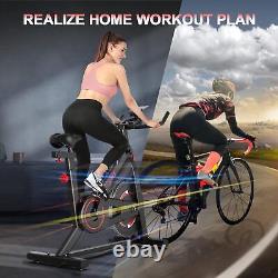 12KG Flywheel Exercise Bike Indoor Training Cycling Bicycle Trainer Gym Workout
