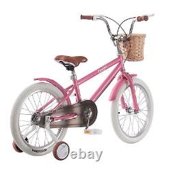 12/14/16/18 inch Kids Bike Children Boys Girls Bicycle Cycling Basket&Stabiliser