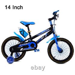 12/14/16 inch Kids Bike Bicycle Children Boys Blue Cycling Removable Stabilisers