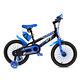 12/14/16 Inch Kids Bike Boys Blue Cool Bicycle Cycling Flashing Stabilisers Xmas