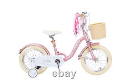 12/14/16 inch Kids Bike Children Girls Pink Bicycle Cycling Stabilisers