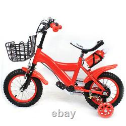 12 Inch Childens Kids Bike Bicycle Outdoor Cycling WithStabilisers Training Wheels