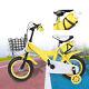 12 Kids Bike Bicycle Children Girls & Boys Yellow Cycling With Stabilisers Gift