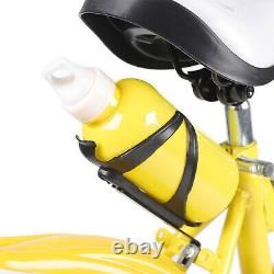 12 Kids Bike Bicycle Children Girls & Boys Yellow Cycling with Stabilisers Gift