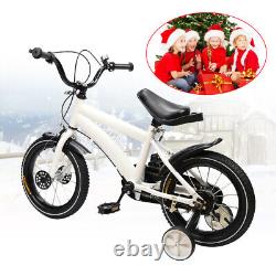 14 Children's Bicycle Child Training Bike with Handbrake & Removable Wheels UK