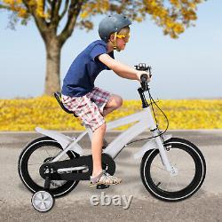 14 Children's Bicycle Child Training Bike with Handbrake & Removable Wheels UK