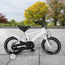 14 Children's Bicycle Child Training Bike with Handbrake & Removable Wheels UK