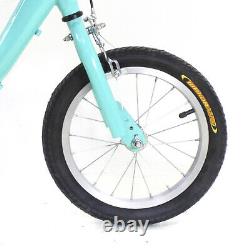 14 Tricycle Single Speed 3-Wheel Bicycle Bike for Kids with Rear Shopping Basket