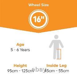 16 Inch Bike Steel Frame With Mudguards Stabiliser LOL Surprise Kids Bicycle NEW