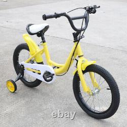16 Inches Kids Bike Cool Bicycle Boys Girls Bike Auxiliary Wheels For Children