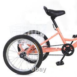 16'' Kids Tricycle Single Speed 3 Wheel Bike Tricycle with Shopping Basket NEW