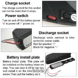 17Ah 48V HaiLong ebike Battery Electric Bike Battery Lockable USB Charging Port