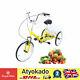 20 Adult Tricycle 3 Wheel Single Speed Folding Bicycle Bike Trike With Basket
