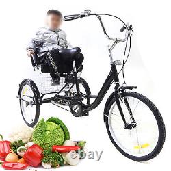 20 Adult Tricycle 3 Wheel Trike Bike Bicycle withShopping Basket & Child Seat New