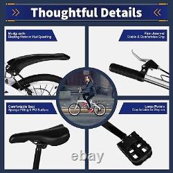 20 Folding Bike Adults Bicycle Lightweight Alloy Bicycle Folding City Bike