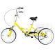 20 Inch Adult Tricycle Single Speed 3 Wheel Bike Adult Folding Trike With Basket