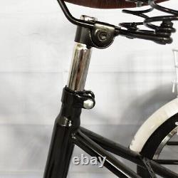 20 Inch Adult Tricycle 3 Wheels Bicycle Seniors Single Speed Cargo Trike Black