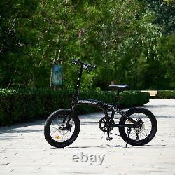 20 Inch Bikes Folding Bicycle for Adults 7-Speed Variable Foldable City Bicycle