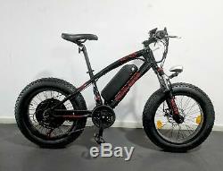20'' Pedalease Electric Fat Bike Big Cat Pedalease 1500W Regenerative Braking