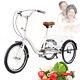 20 Inch Bike Adult Tricycle Single Speed 3-wheel Bike Bicycle Trike With Basket