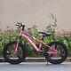 20 Inch Kids Bike Children Girls Pink Bicycle Cycling Front Suspension Xmas Gift