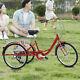 24 6 Speed Adult Tricycle 3 Wheels Bicycle Bike For Senior Shopping Trike Hot
