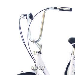 24 Adult Bicycle 6-speed Trike Bike Cruise With Basket 3 Wheel Tricycle Cycling