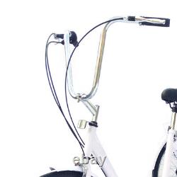 24 Adult Bicycle Trike Bike Cruise With Basket 3 Wheel Tricycle Cycling 6-speed