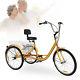 24 Adult Tricycle Bicycle 6 Speed 3 Wheels Seniors Shopping Bike With Backrest Uk