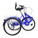 24 Inch Adult Trike Tricycle Foldable 3 Wheel Bike 7-speed With Basket