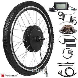 261500W Electric Bicycle Conversion Kit E-Bike Rear Wheel LCD Meter 48V