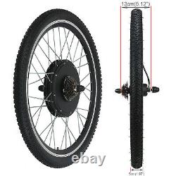 261500W Electric Bicycle Conversion Kit E-Bike Rear Wheel LCD Meter 48V