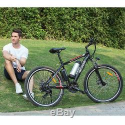 26Zoll Elektrofahrrad E-Bike Bergbike Mountainbike 35km/h 21Gäng Shimano Pedelec