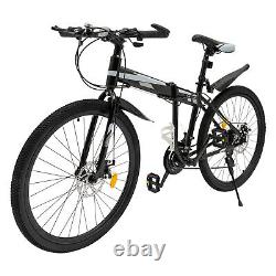 26'' 21 Speed Mountain Bike MTB Bicycle Folding Mountain Bike with Disc Brake