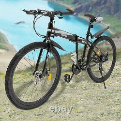 26'' 21 Speed Mountain Bike MTB Bicycle Folding Mountain Bike with Disc Brake