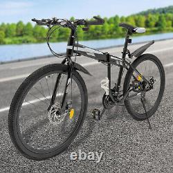 26'' 21 Speed Mountain Bike MTB Bicycle Folding Mountain Bike with Disc Brake