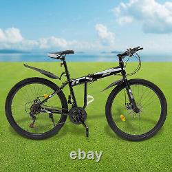 26'' 21 Speed Mountain Bike MTB Bicycle Folding Mountain Bike with Disc Brake