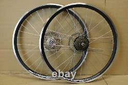 26 27.5(650b) 29 MTB Bike Front Rear Disc/Rim Brake Wheel Set 6/7/8 Speed