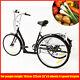 26'' 6 Speed Cruise Trike Bicycle Adult Tricycle 3-wheel Bike With Shopping Basket