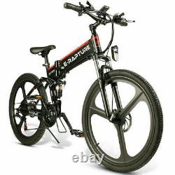 26 EBike Electric Bike Bicycle Folding Professional Commuter Mountain Battery