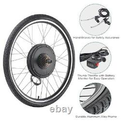 26 Electric Bicycle E Bike Conversion Kit Front Rear Wheel 500W1500W NEW