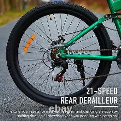 26 Folding Mountain Bike 21 Speed MTB Bicycle Full Suspension Dual Disc Brakes