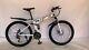 26 Inch Mens Mountain Bike Black Steel Folding Frame Premium Quality Unisex Uk