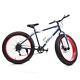 26 Men's 7-sp Fat Tire Mountain Bike Fat Bike Snow Sand Bicycle Disc Brake De