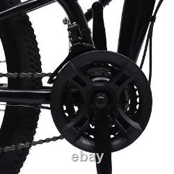 26 in Folding Mountain Bike 21-Speed MTB Bicycle Full Suspension Disc Brake Bike